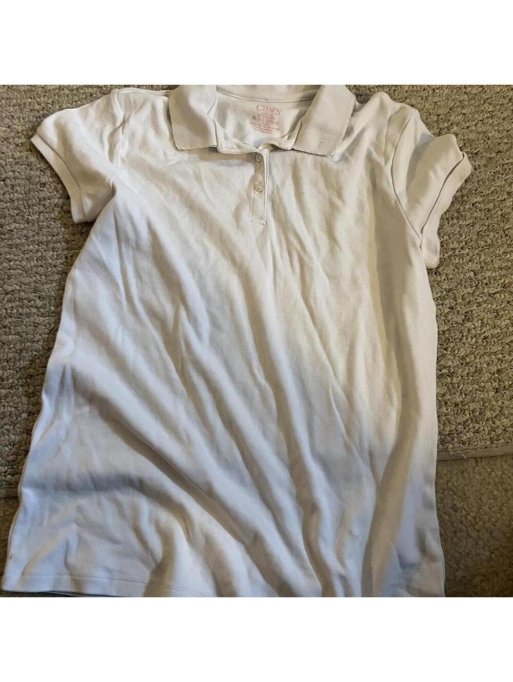 Circo Kid's White and Cream Polo-shirt